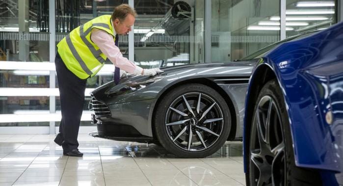 Inspecting the first Aston Martin DB11s with CEO Andy Palmer