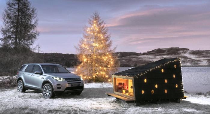 All for a good Claus: Land Rover builds compact Christmas cabin for Santa