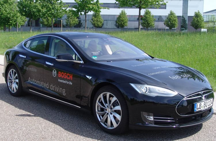 Bosch beefs up automated driving test fleet with Tesla S Model ...