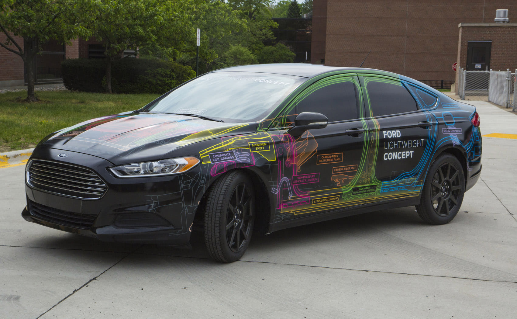 Ford builds on advanced materials use with lightweight concept car