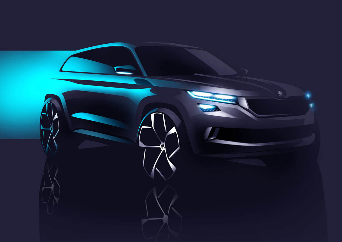 Skoda VisionS concept previews new large SUV