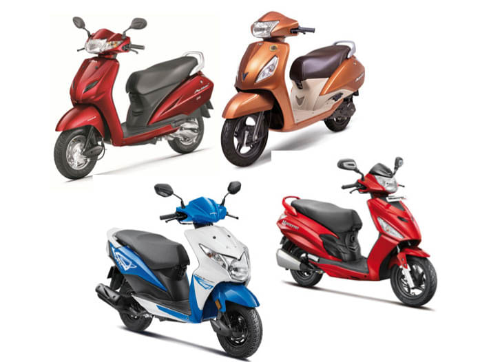 India's Top 10 fuel efficient scooters