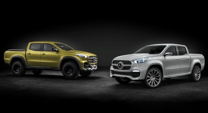 Mercedes-Benz previews X-Class Concept pickup