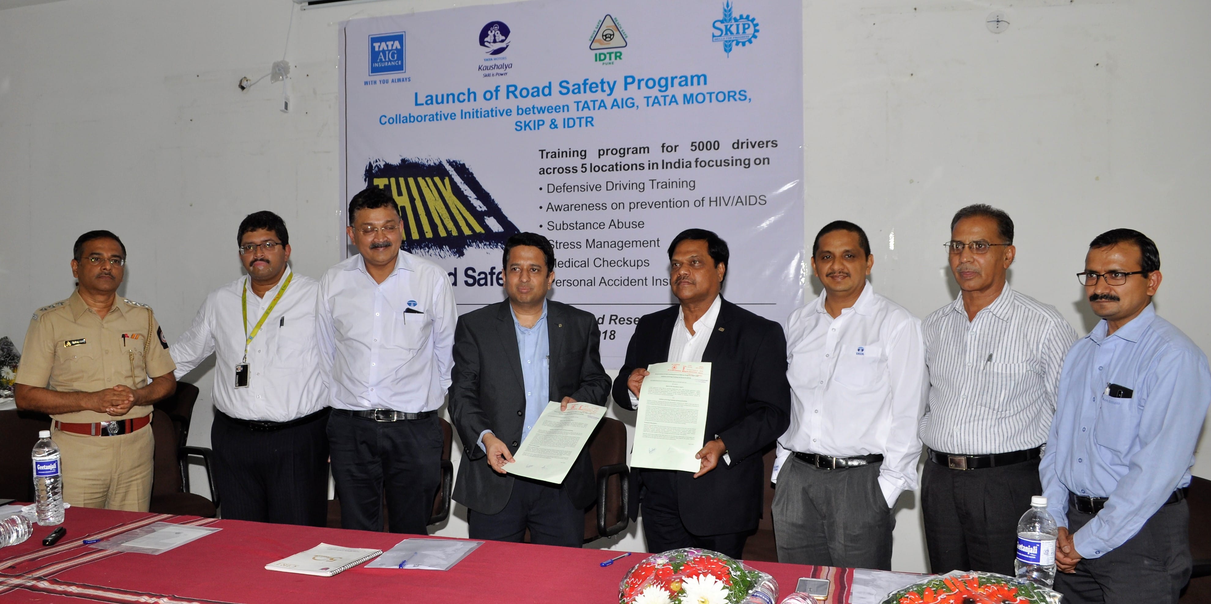 Tata Motors and Tata AIG launch road safety initiative for truck drivers