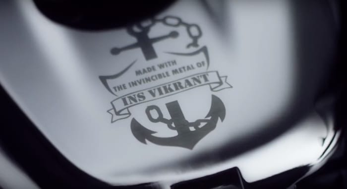 INS Vikrant lives on as Bajaj uses metal from naval ship in new motorcycle