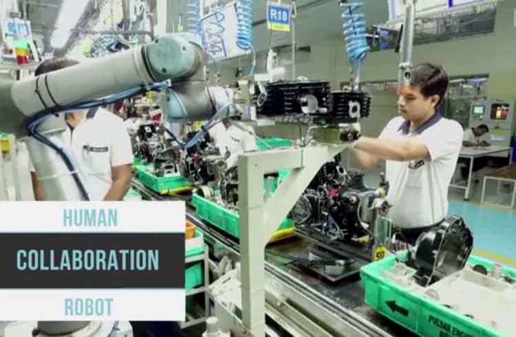 Bja Robotics Bajaj Auto uses collaborative robots to enhance productivity | Autocar ...