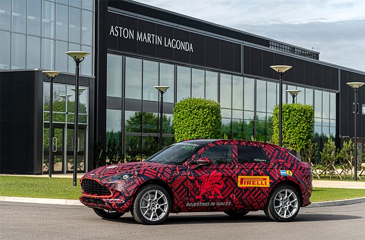 Aston Martin DBX at St Athan facility