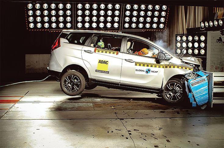 Mahindra Marazzo crash test