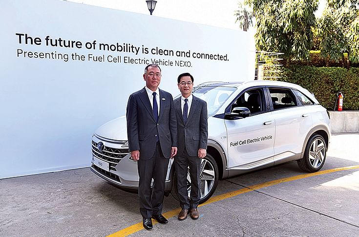 Hyundai hydrogen fuel cell vehicle