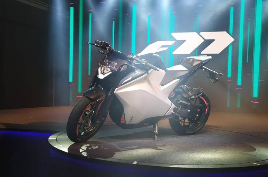TVS-backed Ultraviolette unveils F77 electric motorcycle