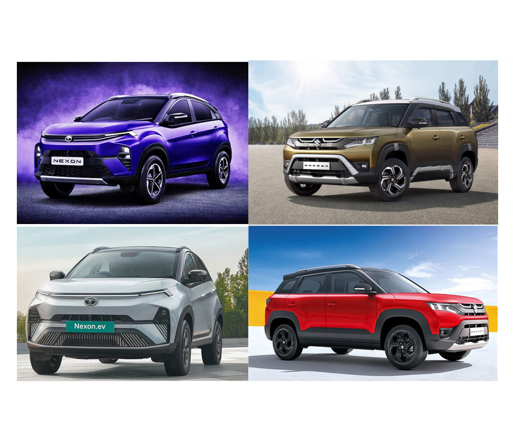 Tata Nexon and Maruti Brezza in neck-and-neck race for FY2024 SUV crown