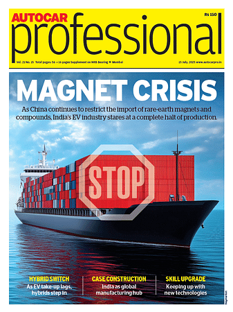 The latest edition of Autocar Professional takes a closer look at a silent but mounting crisis threatening India’s EV trajectory—its acute dependence on China for rare earth magnets.