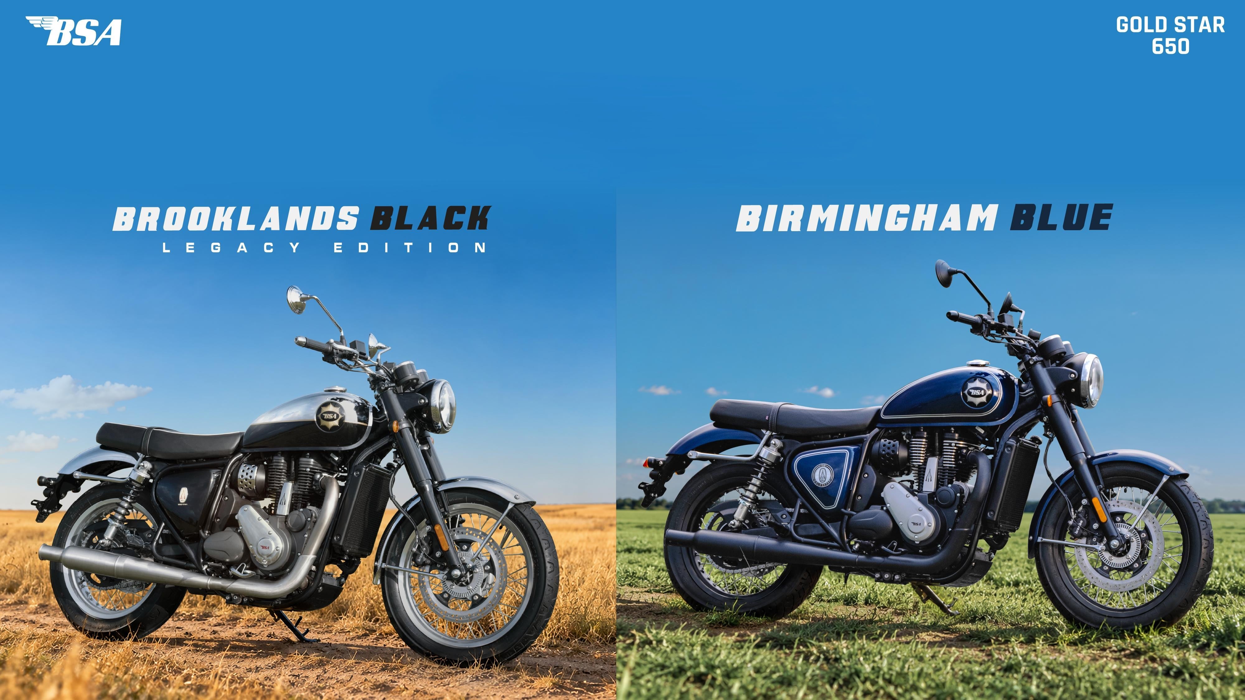 BSA Launches Two New Gold Star 650 Editions in India, Prices Start at ₹3.56 Lakh