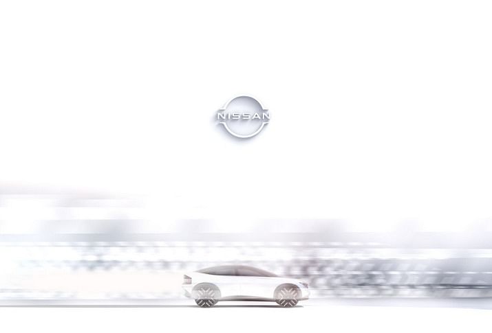 Nissan&#39;s new EV Crossover teaser.