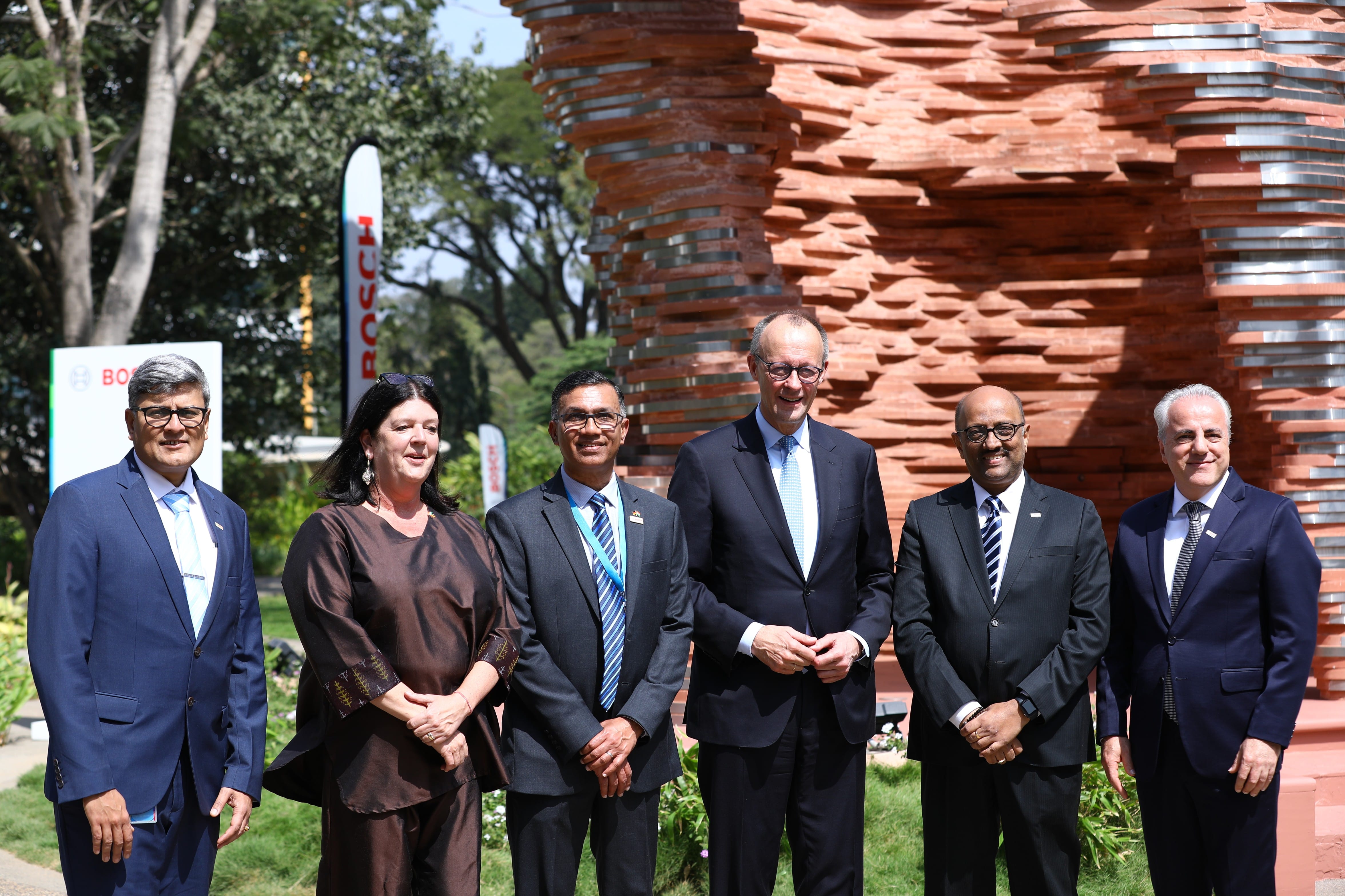 German Chancellor Friedrich Merz Visits Bosch India Campus in Bengaluru