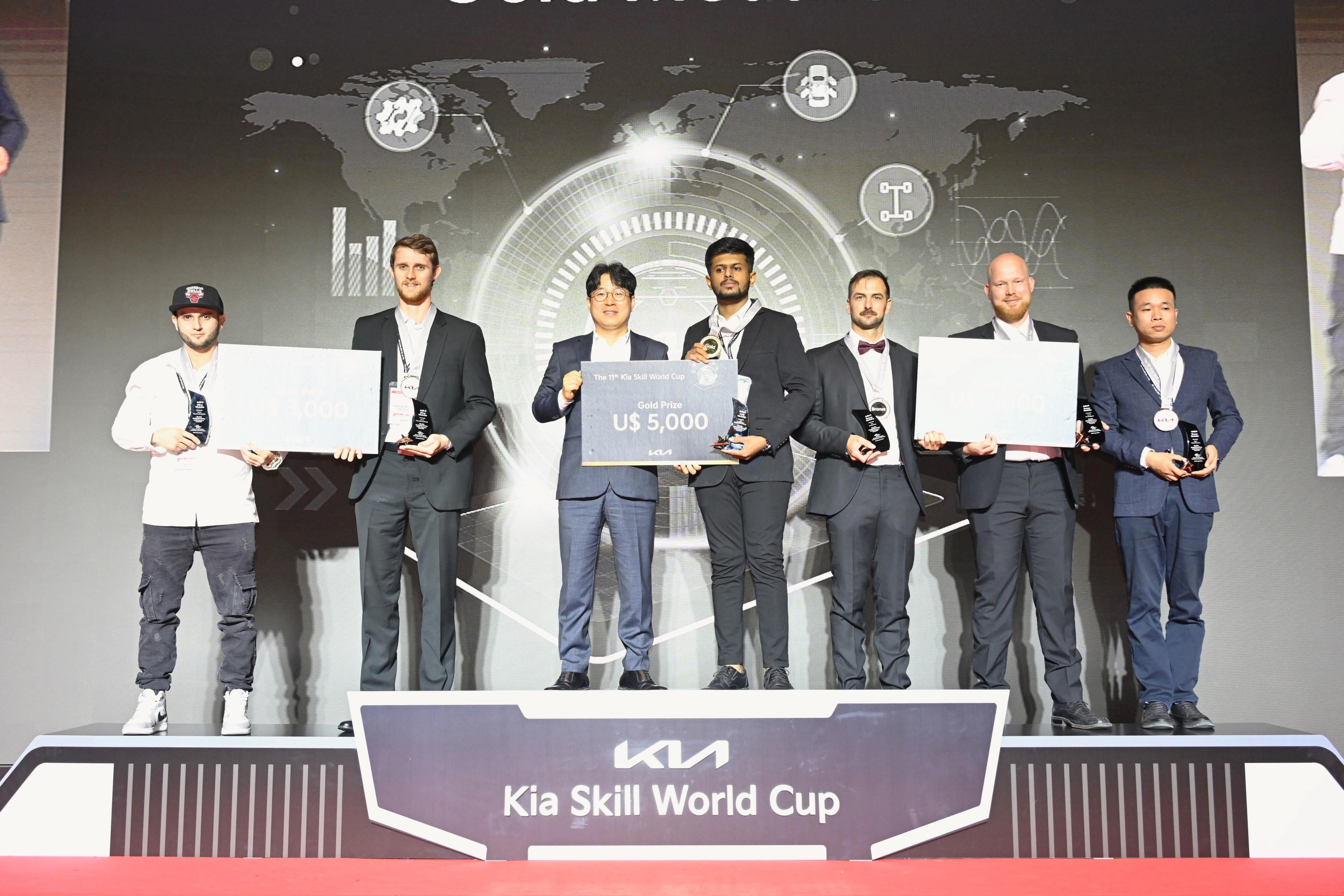 Kia India’s S Shanthakumar tops 11th Skill World Cup for best global mobility technicians