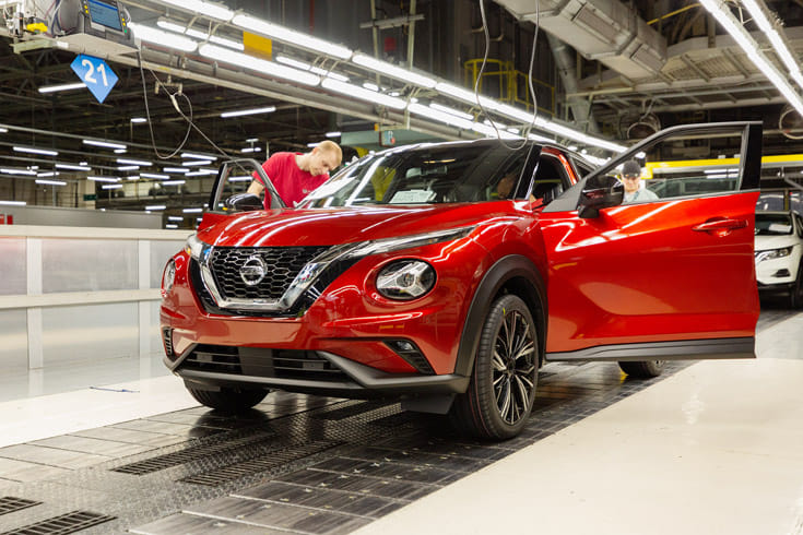Nissan commences production of second-gen Juke crossover in the UK