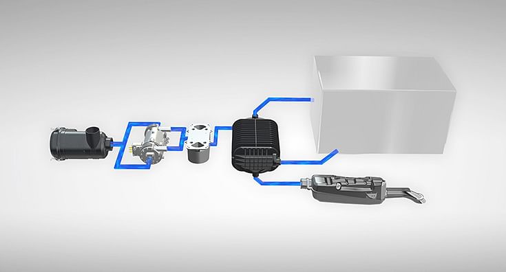 The fuel cell system.