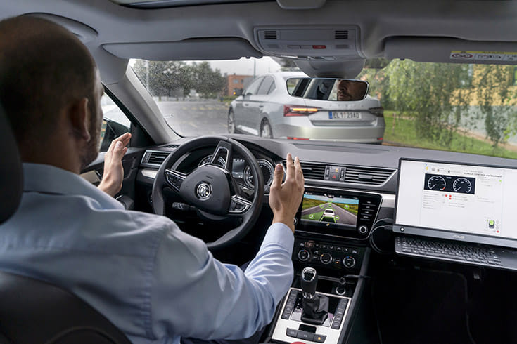 Skoda and Ostrava University collaborate for automated car convoy