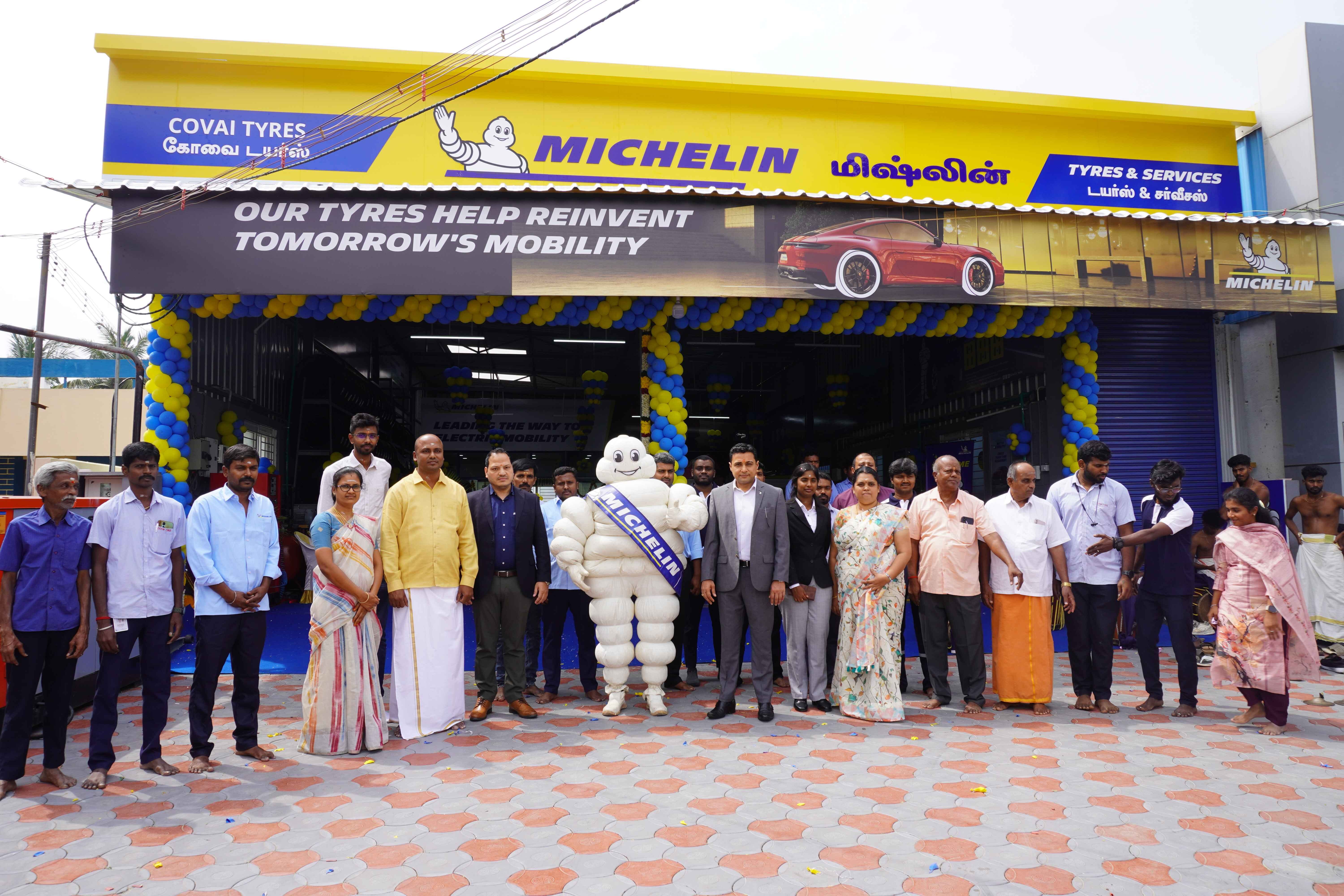 Michelin Opens Three Stores in Tamil Nadu