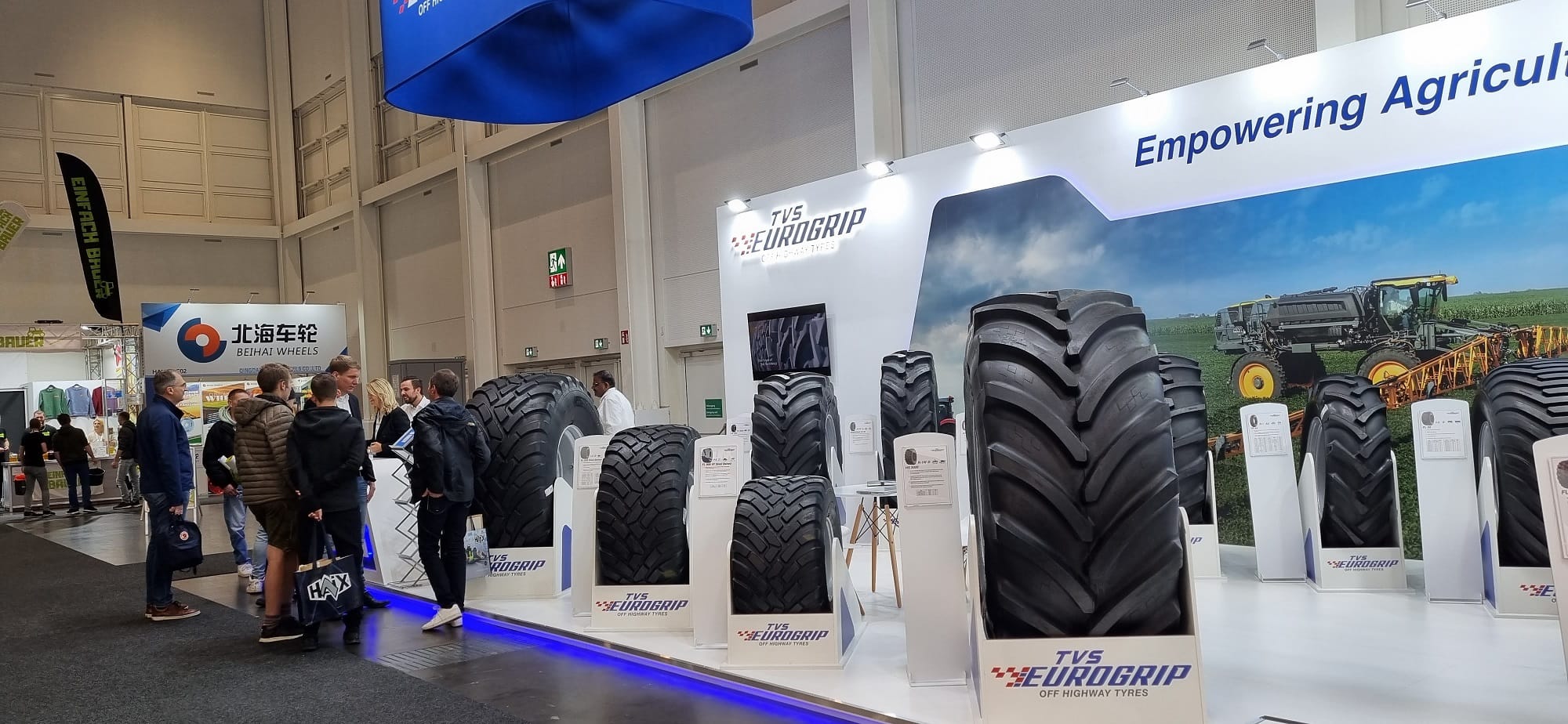 TVS Eurogrip targets Europe, displays latest tyre range at Agritechnica 2023