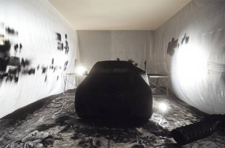 BMW introduces the new X6 with the world's blackest black paint