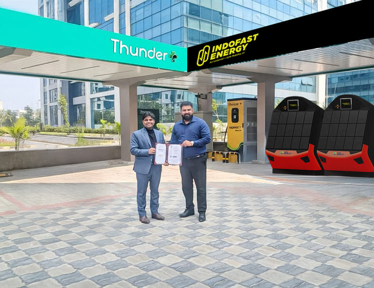 ThunderPlus and Indofast Energy Join Forces to Build Integrated EV Hubs Across India