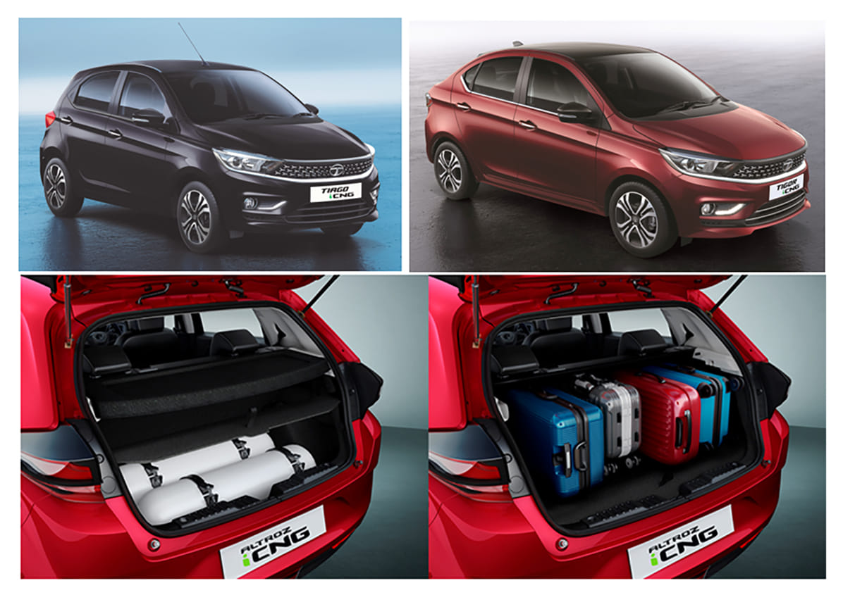 Tata Tiago and Tigor to get twin CNG tank set-up