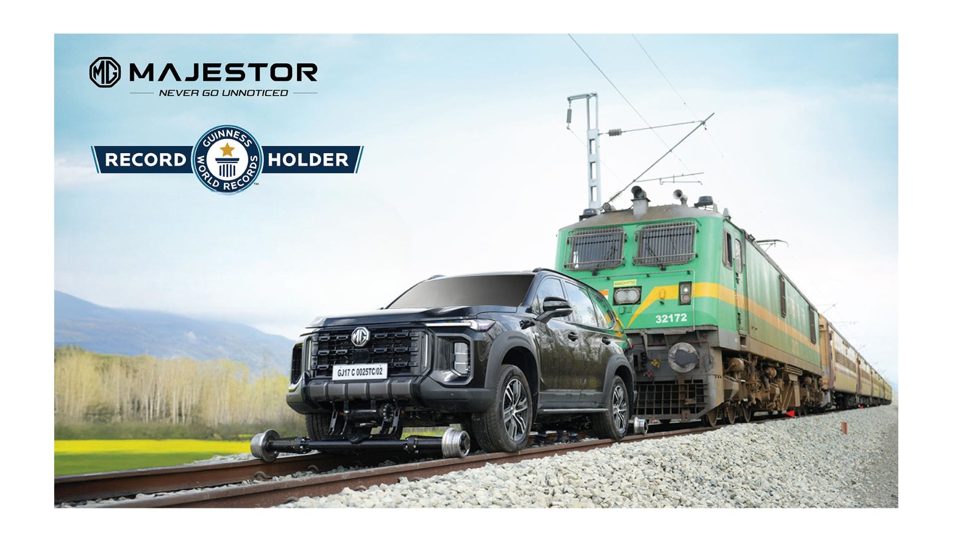 MG Majestor Sets Guinness World Record for Heaviest Train Pulled by an SUV