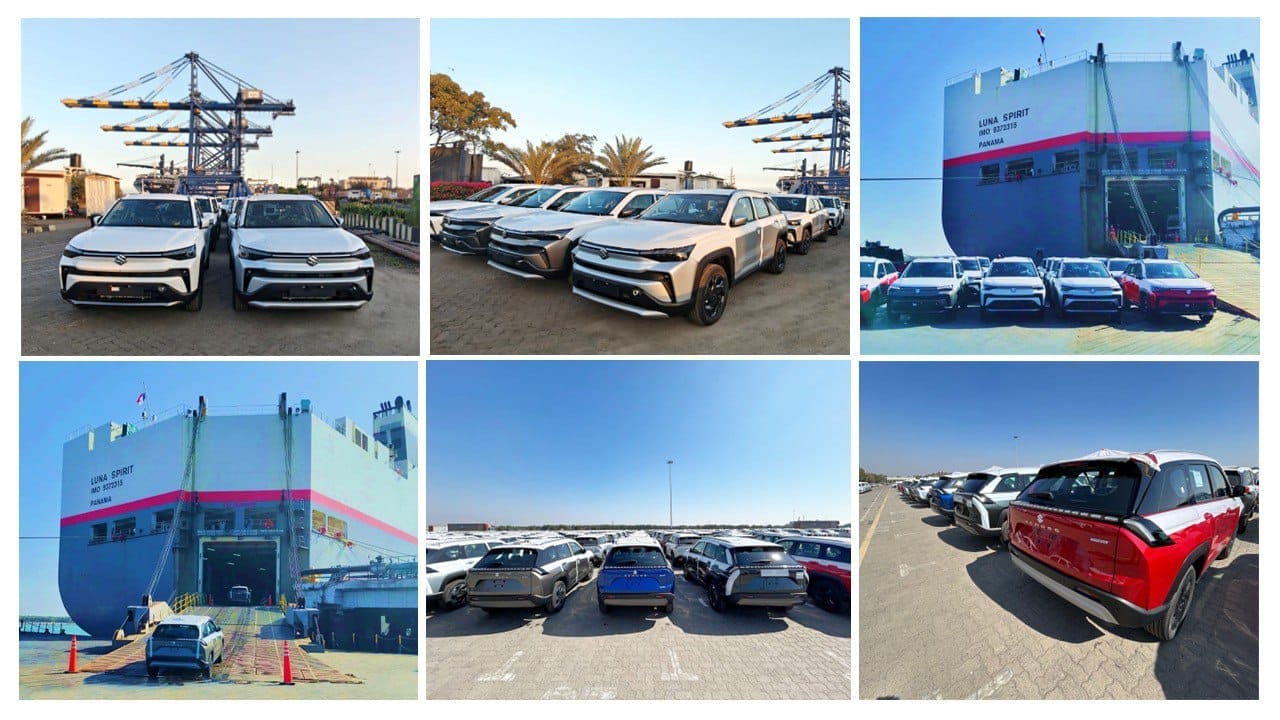  Maruti Suzuki Begins Global Exports of VICTORIS SUV, Rebranded as 'Across' 