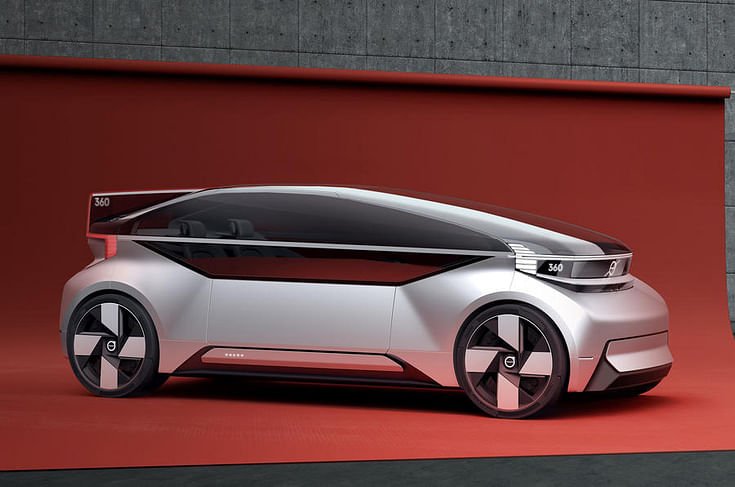 Volvo reveals 360c autonomous car concept