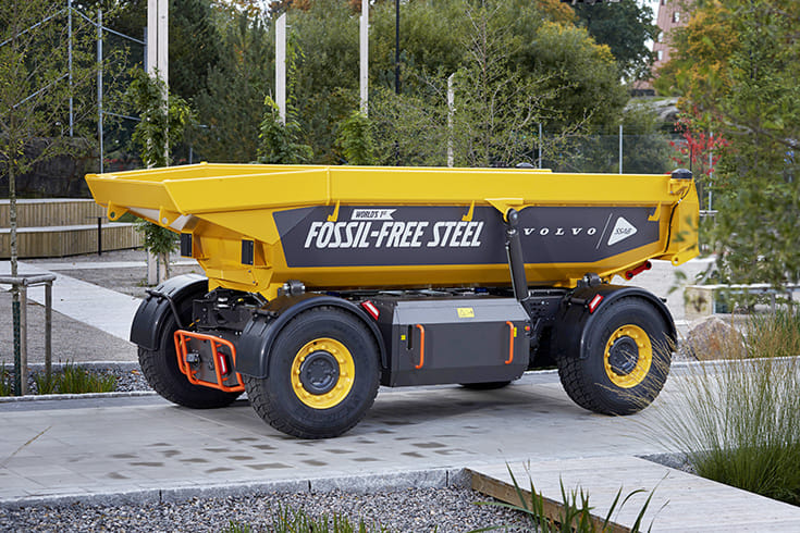 Volvo Group reveals world’s first vehicle using fossil-free steel