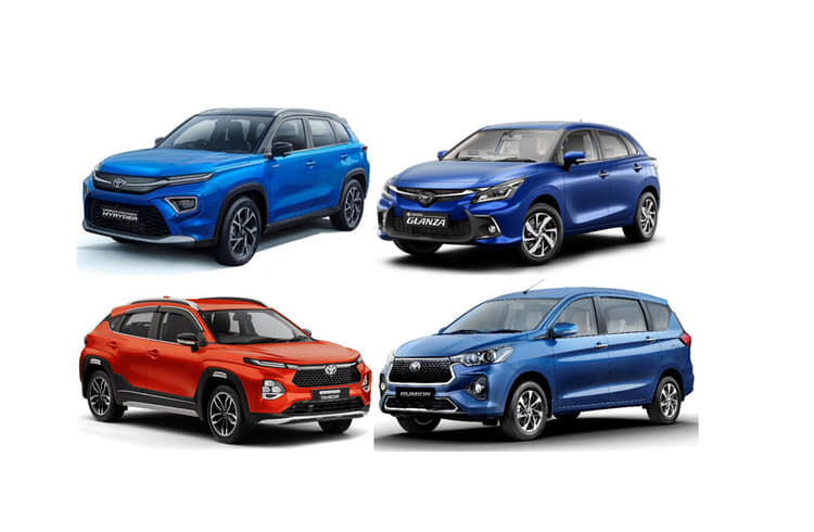 Rebadged Models’ Share of Toyota India Sales Increases to 58% in FY2026 Rebadged Models’ Share of Toyota India Sales Increases to 58% in FY2026