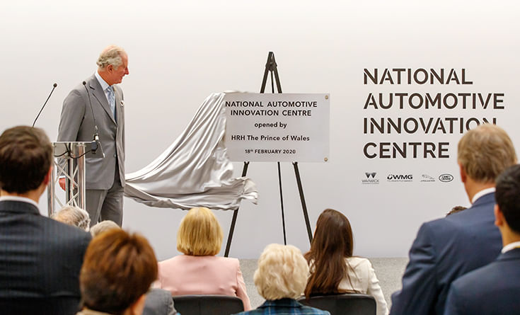 Prince Charles opens cutting-edge R&D facility in Coventry