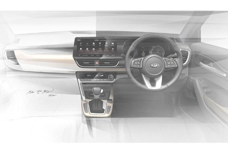 Kia India reveals SP2i interior sketches ahead of June 20 debut