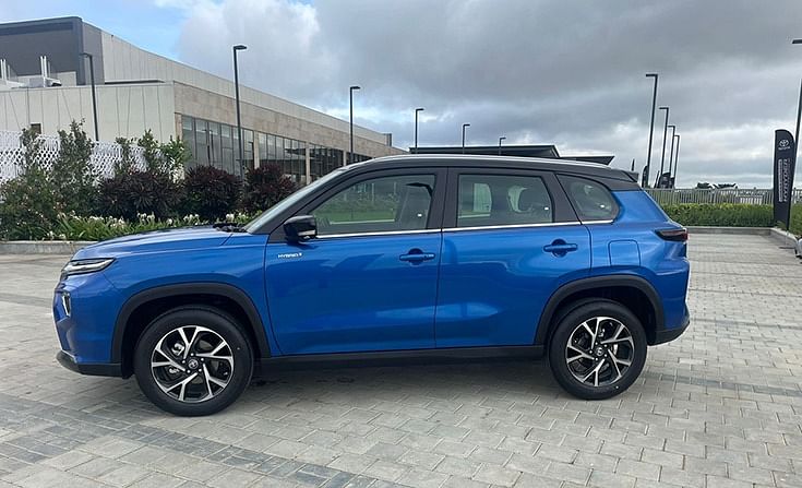 The Toyota Urban Cruiser Hyryder.