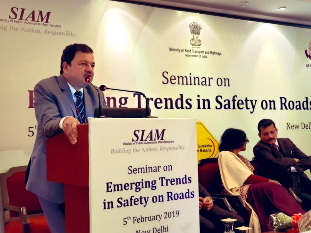 India's apex auto body bats for road safety